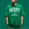 Merry Brother Retro Christmas T-Shirt, Matching Family Holiday Tee | OrnamentallyYou - 4 of 4