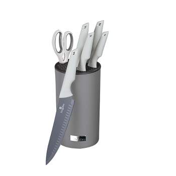 Rachael Ray Cucina 6-Pc. Japanese Stainless Steel Knife Block Set