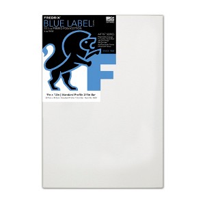 Fredrix Blue Label Ultra-Smooth Stretched Artist Canvas, Standard Profile - 1 of 1