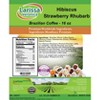 Larissa Veronica Hibiscus Strawberry Rhubarb Brazilian Coffee (Gourmet, Naturally Flavored, Whole Coffee Beans) (16 oz, ZIN: 564473) - 2 of 4
