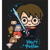 Harry Potter Chibi Characters & Glowing Sword Crew Neck Short Sleeve Men's T-shirt - 2 of 2