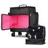 Byootique Rolling Nail Polish Organizer Manicure Storage Case Makeup Trolley - 2 of 4