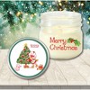 Courtside Market Strawberry Shortcake Merry Christmas Tree 4 oz Candle - 2 of 3