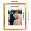 Americanflat Picture Frame with Decorative Inner Mat Accent - Statement Frame with Polished Plexiglass - 2 of 4