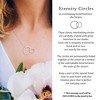 HOPE LOVE SHINE Wedding Gift for Mom – Mother of the Groom Silver Gold Necklace, Wedding Day Present from Son - 3 of 4