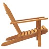 vidaXL Patio Adirondack Chair 31.1"x37.4"x36.2" Solid Wood Teak - 4 of 4