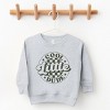 The Juniper Shop Cool Little Dude Checkered Toddler Sweatshirt - 2 of 4