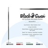 Black Swan Synthetic Red Sable Round Paint Brushes Sets of 2 -  Professional Quality Long Handle Paint Brushes for Oil, Heavy Body Media and Acrylic - - 2 of 4