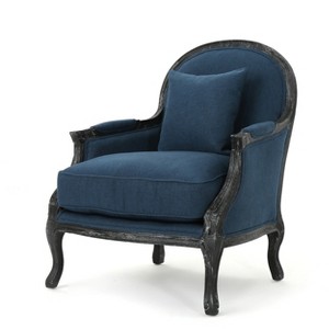 Nicklaus Occasional Chair Navy Blue - Christopher Knight Home