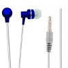 Naxa METALLIX Isolation Stereo Earphones in Blue - image 2 of 3