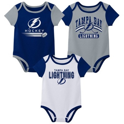 NHL Tampa Bay Lightning Boys' 3pk Bodysuit