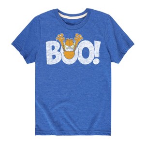 Boys' - Garfield - Boo Short Sleeve Graphic T-Shirt - 1 of 4