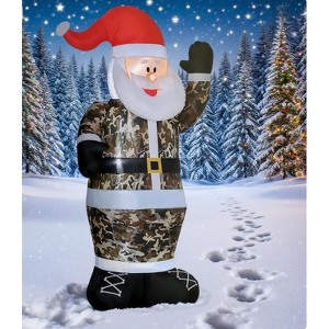 Racxily Lawn Garden Party Christmas Decorations Nutcracker Toy Soldier Christmas Inflatables Outdoor Decorations - 1 of 4