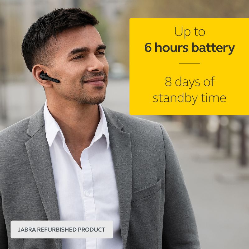 Jabra Talk 45 Wireless Noise Cancelling Bluetooth Headset, Certified Refurbished, 4 of 9