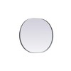 Elegant Lighting Metal Frame Oval Mirror 24x30 - 4 of 4