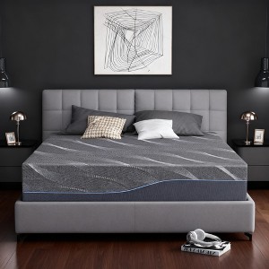 Dyonery Extra Firm Memory Foam Mattress 12-14 Inch Dual Side Medium Firm Cool Green Tea/Gel-Mattress in Box Fiberglass-Free Cover,CertiPUR-US - 1 of 4