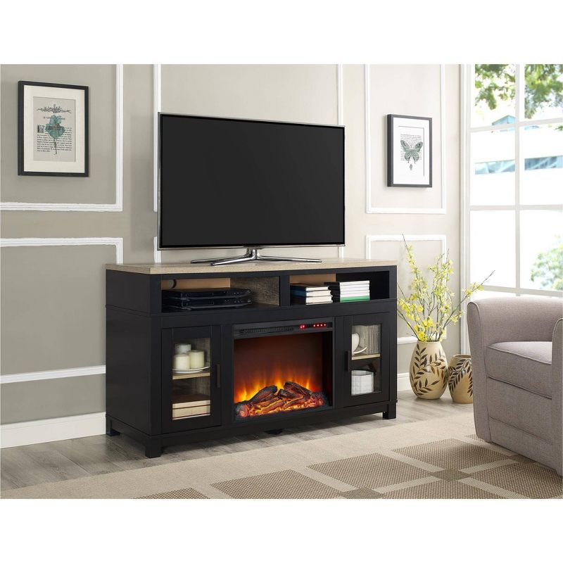 Paramount Electric Fireplace TV Stand for TVs up to 60" Wide - Room & Joy, 4 of 11