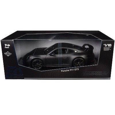 Porsche 911 GT3 Carbon Fiber "Carbon Series - Bburago 50th Anniversary" 1/18 Diecast Model Car by Bburago