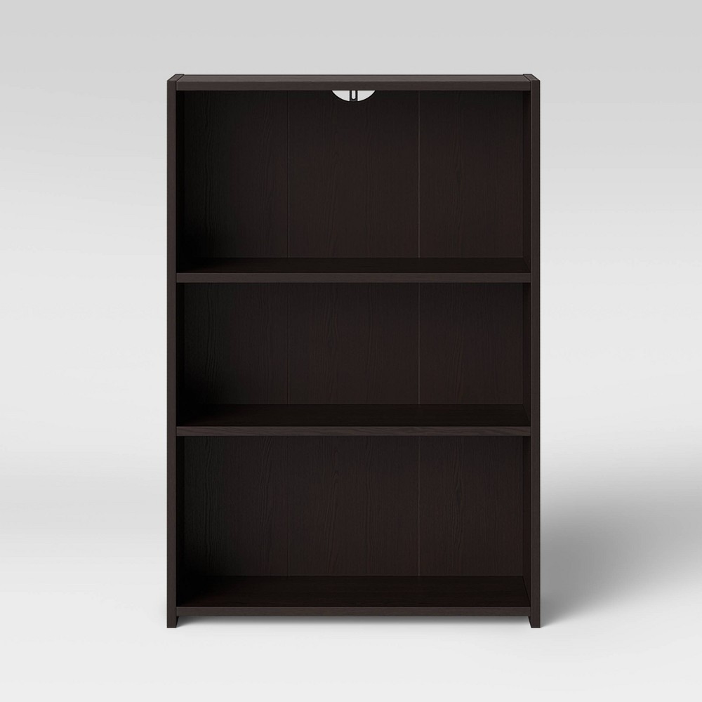 3 Shelf Bookcase Espresso Brown - Room Essentials™