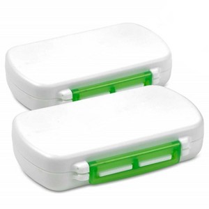 MEDca Pill Boxes – 2-Pack Waterproof Daily Medicine Holder Cases, BPA-Free Organizer & Dispenser for Medications, Vitamins & Supplements, Travel - 1 of 4