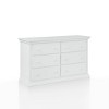 Suite Bebe Asher Universal 6 Drawer Double Dresser - White - 3 of 4