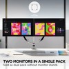 ViewSonic VP2468A_H2 24" Premium Dual Pack Head-Only IPS 1080p Monitor with Advanced Ergonomics, ColorPro 100% sRGB REC 709, 14-bit 3D LUT, Eye Care, - 2 of 4