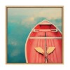 Kate & Laurel All Things Decor Sylvie Floating on a Cloud Framed Wall Art by Alicia Bock Natural - 2 of 4