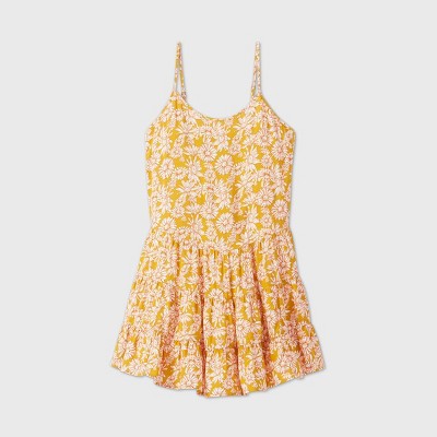 target yellow floral dress