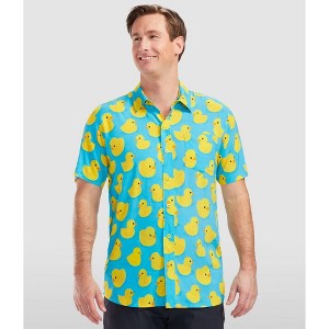 Tipsy Elves Men's Hawaiian Shirts - Funny Casual Beach Summer Shirts for Men - 1 of 4