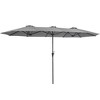 Sonkuki 13 x 7.2Ft Double-Sided Patio Umbrella with Large Canopy Outdoor Table Umbrella for Garden, deck and pool - 2 of 4