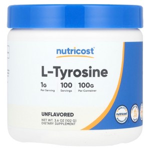 Nutricost L-Tyrosine, Unflavored, 3.6 oz (102 g) - 1 of 2