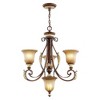 Livex Lighting Villa Verona 3 - Light Chandelier in  Verona Bronze/Aged Gold Leaf - 4 of 4