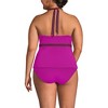 Lands' End Women's Texture V-neck Halter Tankini Swimsuit Top - 2 of 3