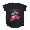 Simply Sage Market Farm Fresh Cherries Watercolor Garment Dyed Tee - 2 of 4