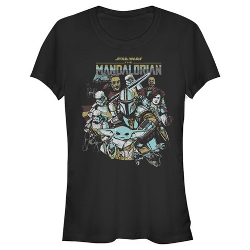 Juniors Womens Star Wars The Mandalorian Protect The Child T-Shirt - image 1 of 4