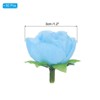 Unique Bargains Mini Silk Fabric Plastic Durable Reusable Artificial Flowers 50 Pcs - 2 of 4