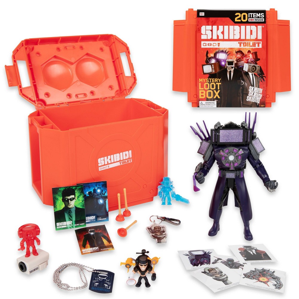 Photos - Action Figures / Transformers Skibidi Toilet Skibidi Giant Mystery Surprise Loot Box