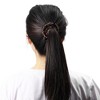 Unique Bargains Women's Grace Dome Round Hair Clips 3.03"x2.68"x0.98" Champagne Purple 1 Pc - 2 of 4