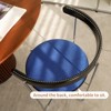 FONTOI Folding Dining Chair with Cantilever Design, Upholstered Kitchen Chairs, Blue, 20.1"*29.1"*20.1" - 4 of 4