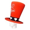 Foam Party Hats Valentine's Day Wide Top Hat - 4 of 4
