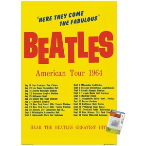 Trends International The Beatles - American Tour 1964 Unframed Wall Poster Prints - 1 of 4