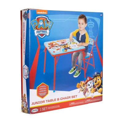 PAW Patrol Table and Chair Furniture Set for Kids for Activity  Drawing and Eating