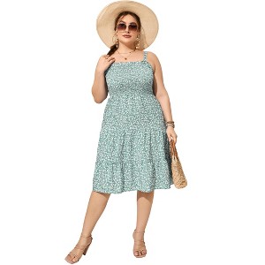 Large Size Layered Suspender Skirt - 1 of 1