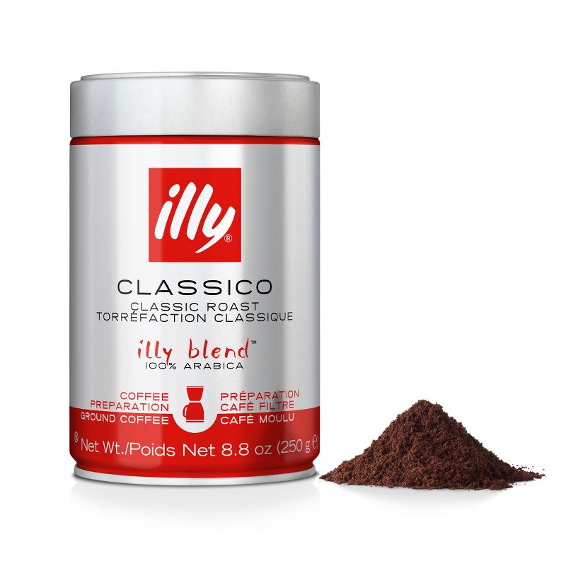Illy Classico Medium Roast Ground Drip Coffee - 8.8oz, 1 of 12