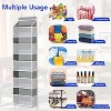 Smart Hanging Shelves Over The Door Organizer Storage for Closet, Behind Door Organizer with 5 Mesh Pockets Organizer 40 Lbs Load 5 Layers - 4 of 4