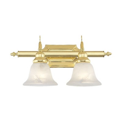 Livex Lighting French Regency 2 - Light Vanity in  Polished Brass