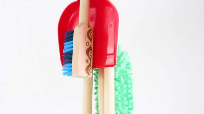B. toys Wooden Cleaning Toys Clean &#39;n&#39; Play, 2 of 13, play video