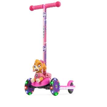 Paw Patrol Skye 3D Tilt and Turn Scooter with Light Up Deck and Wheels