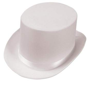 Forum Novelties Satin (White) Adult Top Hat