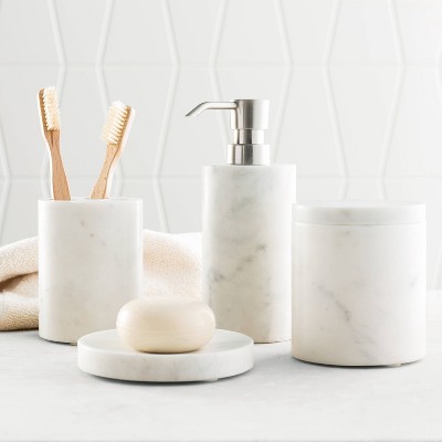 White Marble Toilet Brush + Reviews